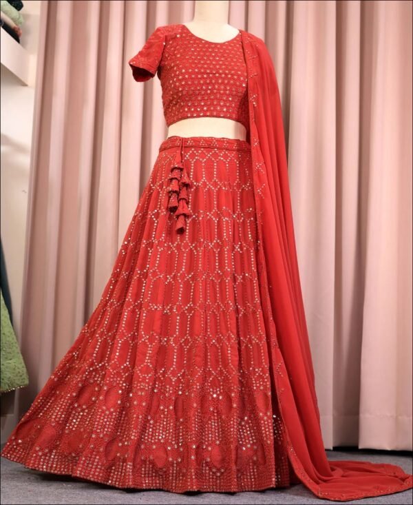 Lehenga Unstitched Single Color