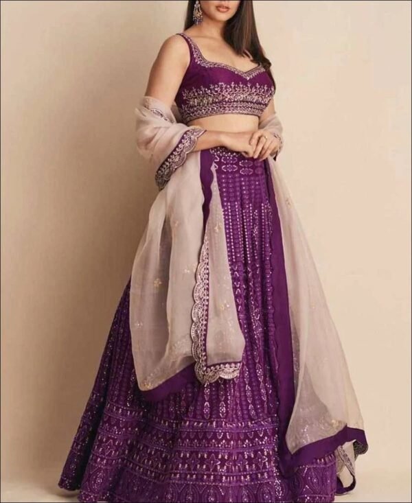 Multi Color Multi Design Ghagra - Image 5