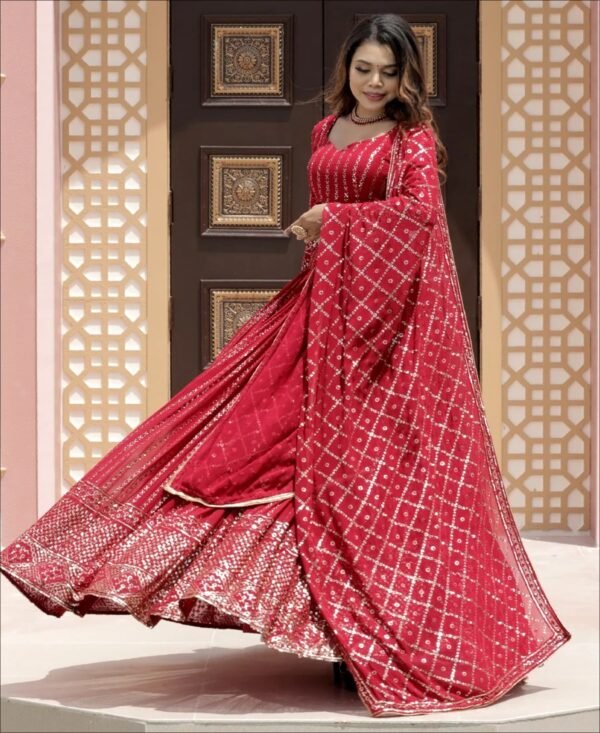 Multi Color Multi Design Ghagra - Image 4