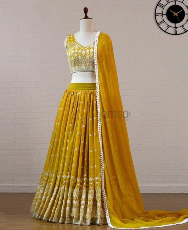 Multi Color Multi Design Ghagra - Image 6