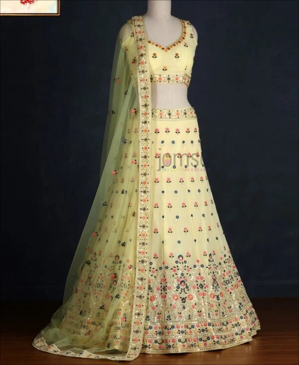 Multi Color Multi Design Ghagra - Image 2